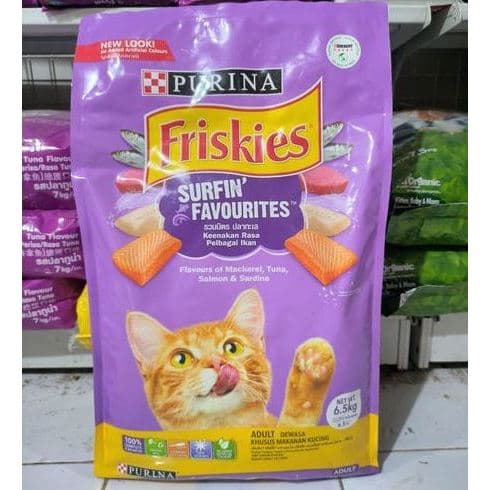 Friskies Surfin Favourites 6kg Dry Cat Food — gambar 1