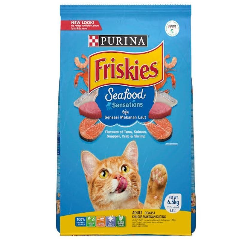 Friskies Adult Seafood Sensation 6KG Makanan Kucing Kering Cat Food - gambar 1