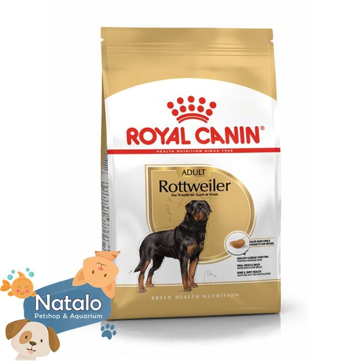Royal Canin Rottweiler Adult 12kg Makanan Anjing Dewasa Besar Ras Dry — gambar 1