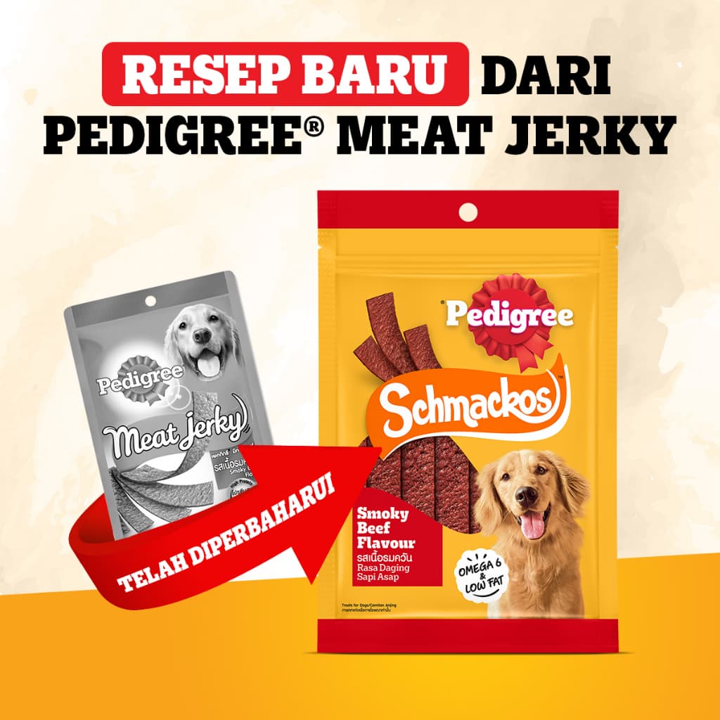 Pedigree Meat Jerky/Schmackos 70g — gambar 1