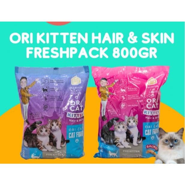 Oricat Ori Cat Kitten 800g Makanan Anak Kucing Pelet Pakan Food — gambar 1