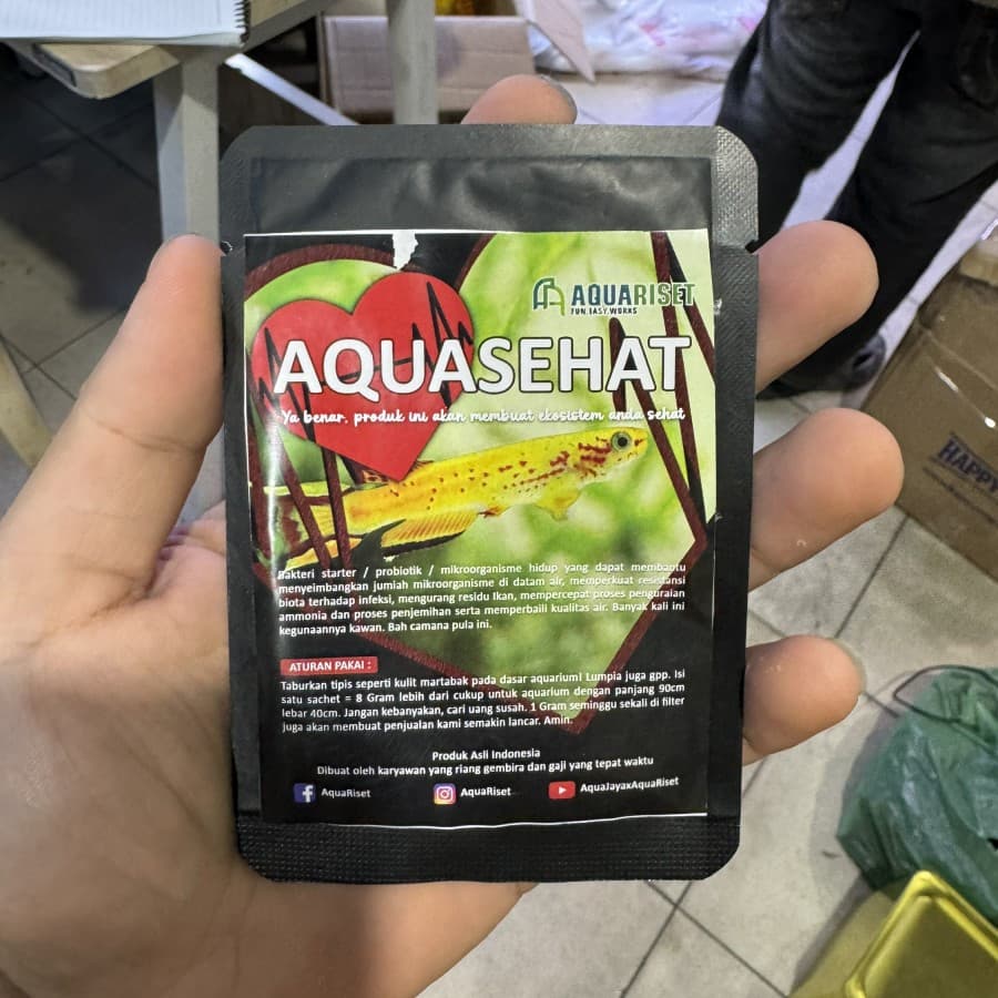 AQUASEHAT Bakteri Bacteria Starter Aquascape Aquarium