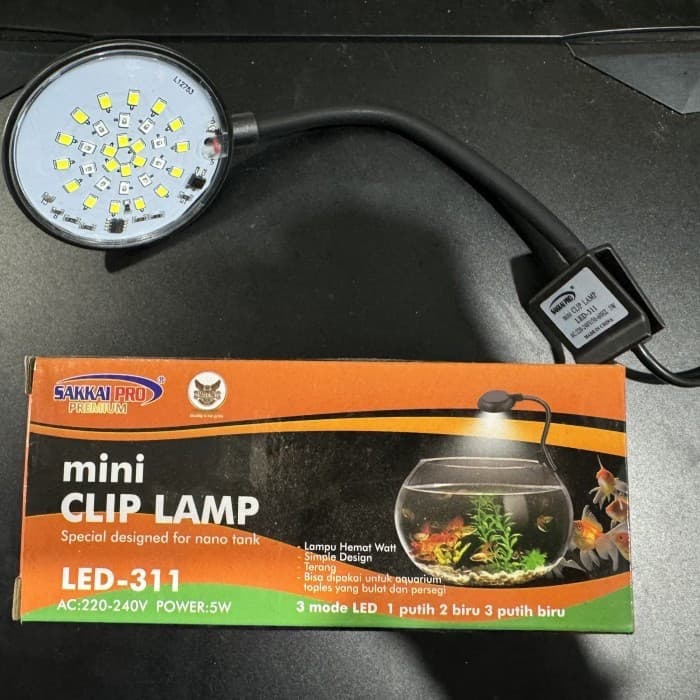 Sakkai Pro Mini Clip Lamp LED 311 — gambar 1