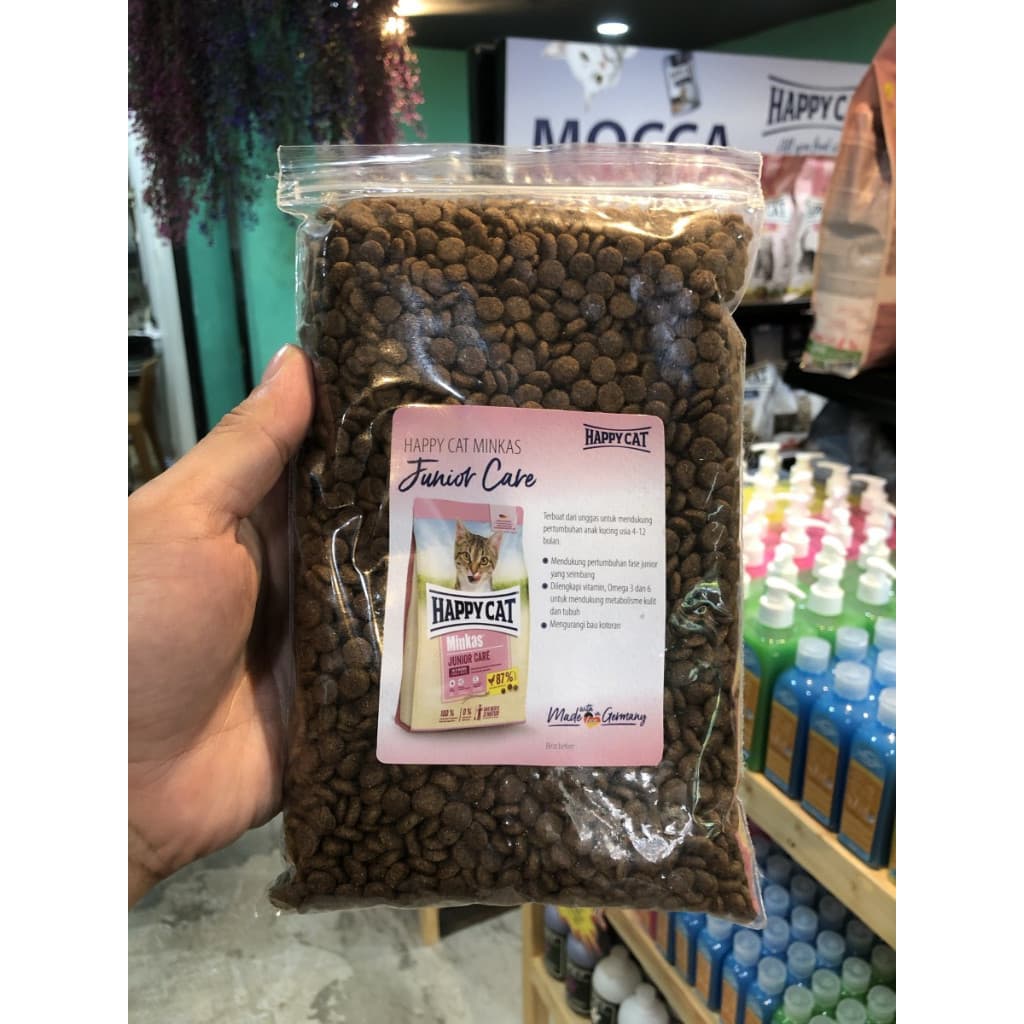 Happy Cat Minkas Junior Care Repack 500g — gambar 1