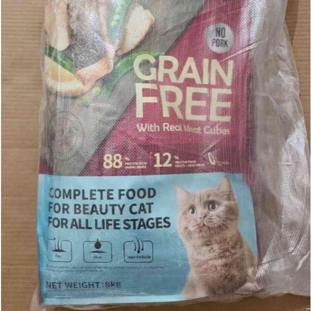 Kitchen Flavor Beauty Cat Food 8kg — gambar 1
