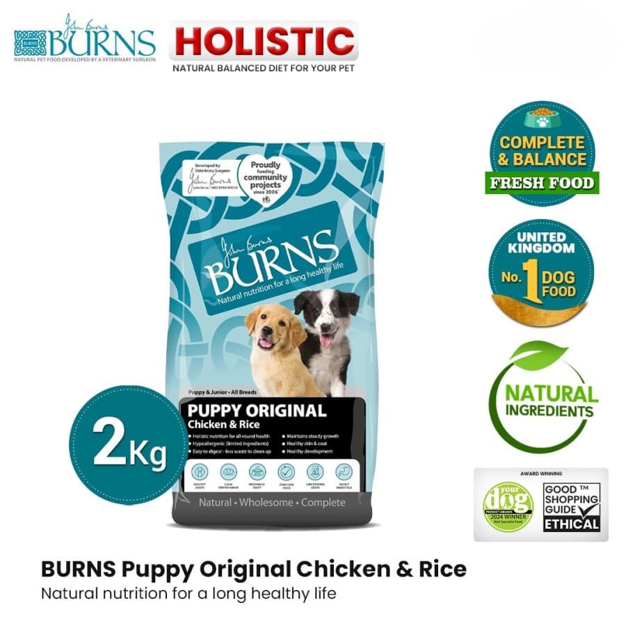Burns Puppy Original Chicken & Rice All Breads — gambar 1