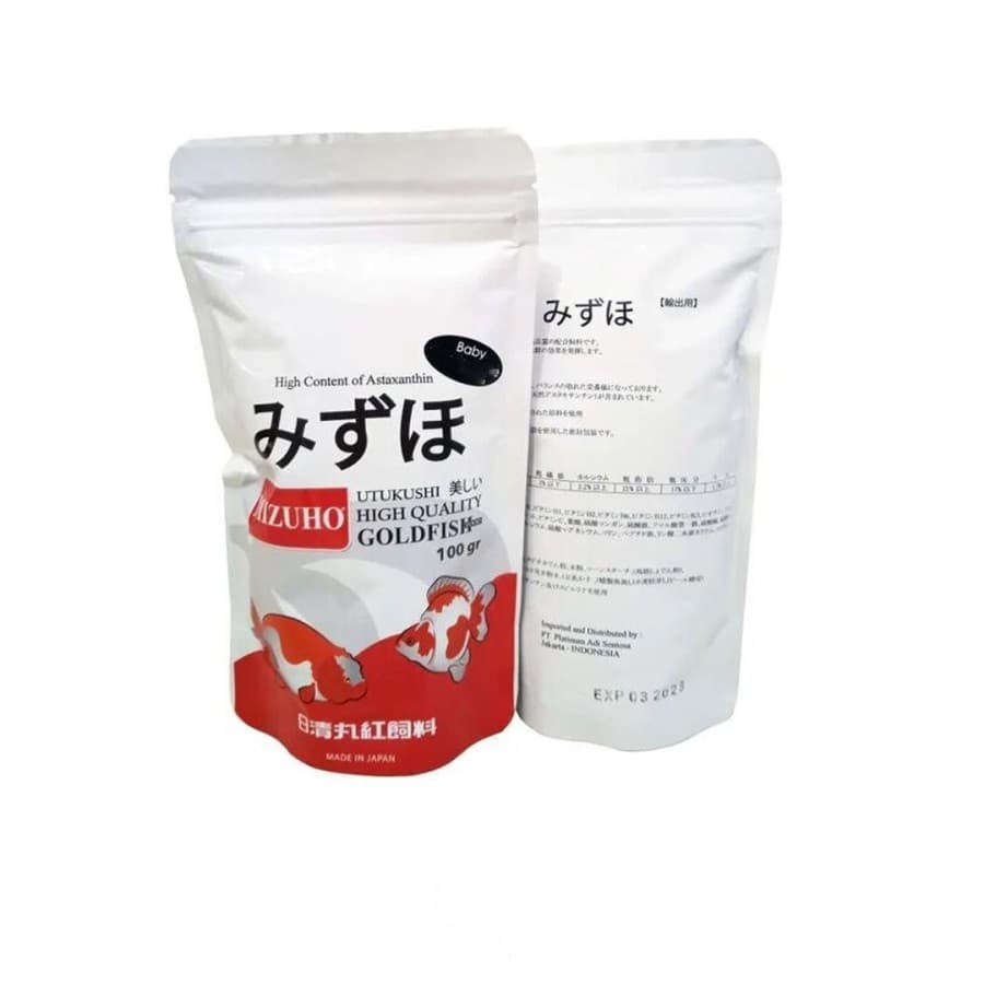 Mizuho Goldfish Baby 100g Sinking/Floating Ikan Koki — gambar 1