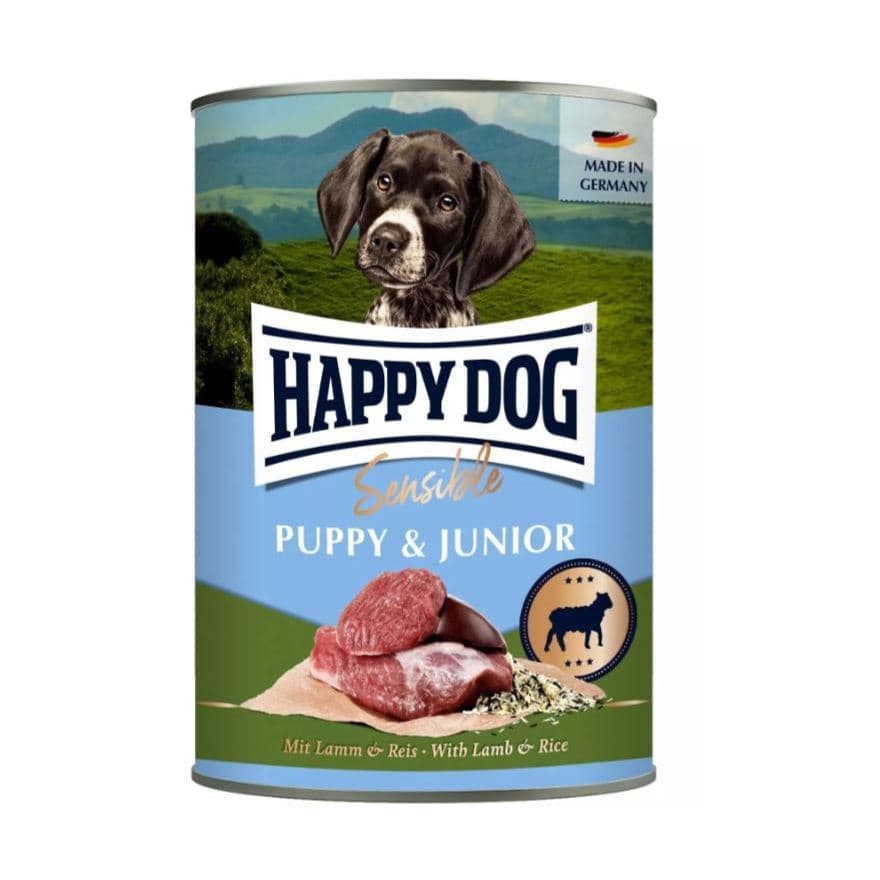 Happy Dog Wet Food Sensible Puppy & Junior Lamb 400g Makanan Basah — gambar 1