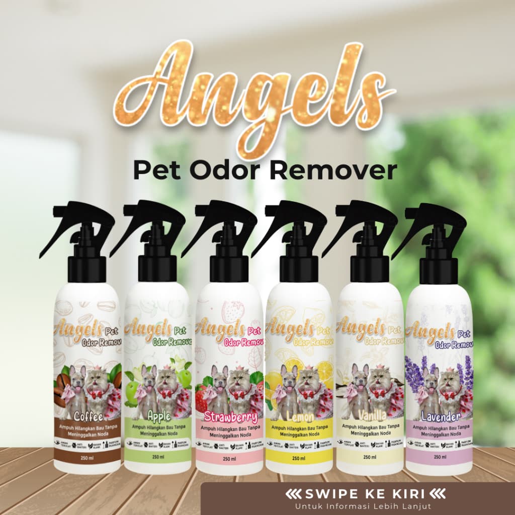 Angels Pet Odor Remover 250ml — gambar 1
