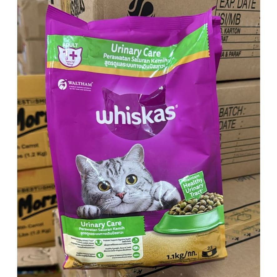 Whiskas Dry Urinary Care 1.1kg Makanan Kucing Kering Dewasa Saluran — gambar 1