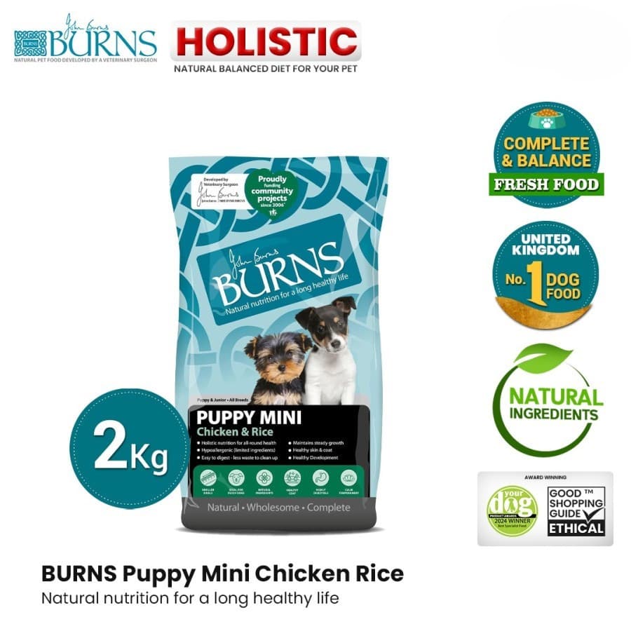 Burns Puppy Mini Chicken & Rice All Breads — gambar 1