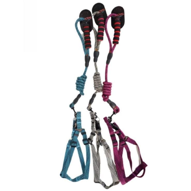 Harness Badan + Tali Tebal Anjing Sedang Besar — gambar 1