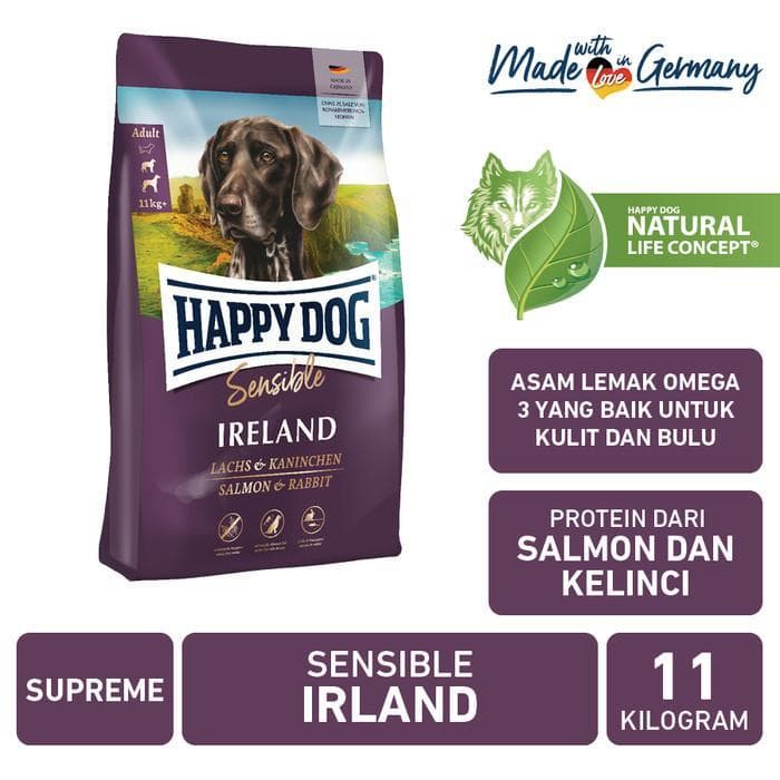 Happy Dog Supreme Sensible Ireland/Irland 11kg — gambar 1