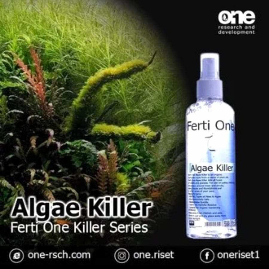 Ferti One Algae Killer Series - Obat Pembasmi Alga Lumut Aquascape 250ML - gambar 1