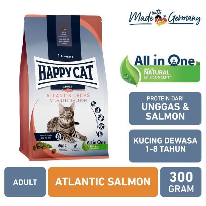 Happy Cat Supreme Culinary Atlantic Salmon 300g — gambar 1