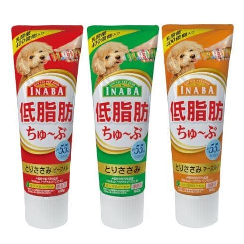 Ciao/Inaba Wan Dog Churu Probiotic Gel 80g Snack Vitamin Anjing Puppy — gambar 1