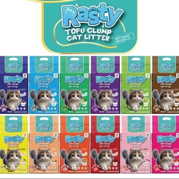 Rasty Tofu Clump Cat Litter 8 LT — gambar 1