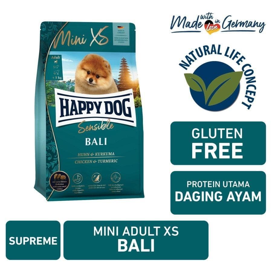 Happy Dog Supreme Mini XS Sensible Bali 1.3kg — gambar 1