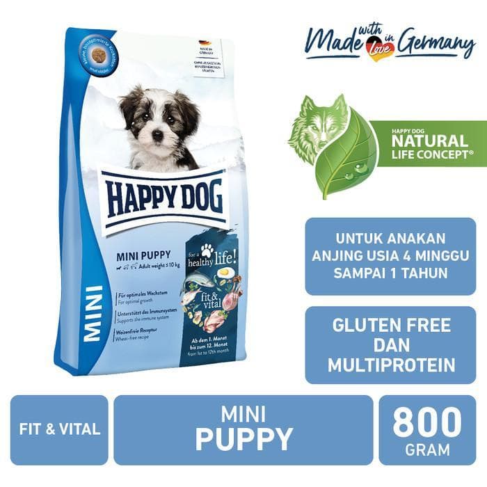 Happy Dog Mini Puppy Fit & Vital 800g — gambar 1