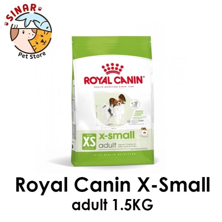 Royal Canin x-Small Adult 1.5kg Dog Food — gambar 1