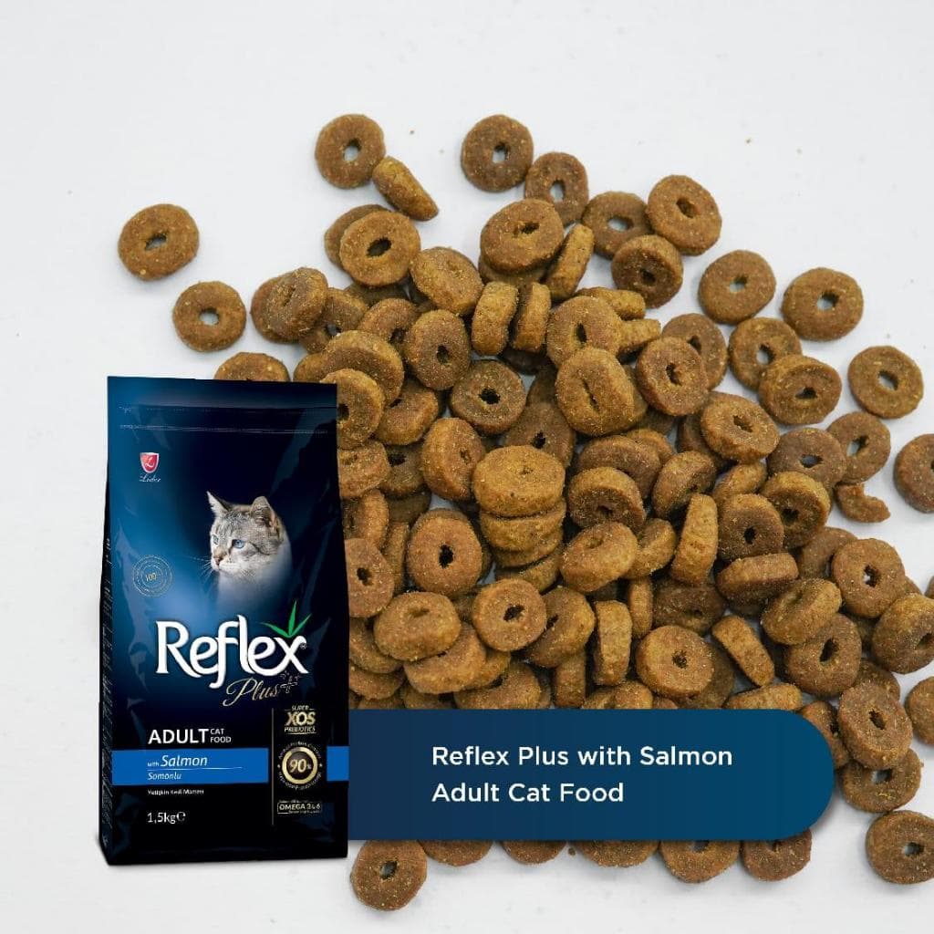 Reflex Plus Adult Cat Salmon Repack 500g — gambar 1