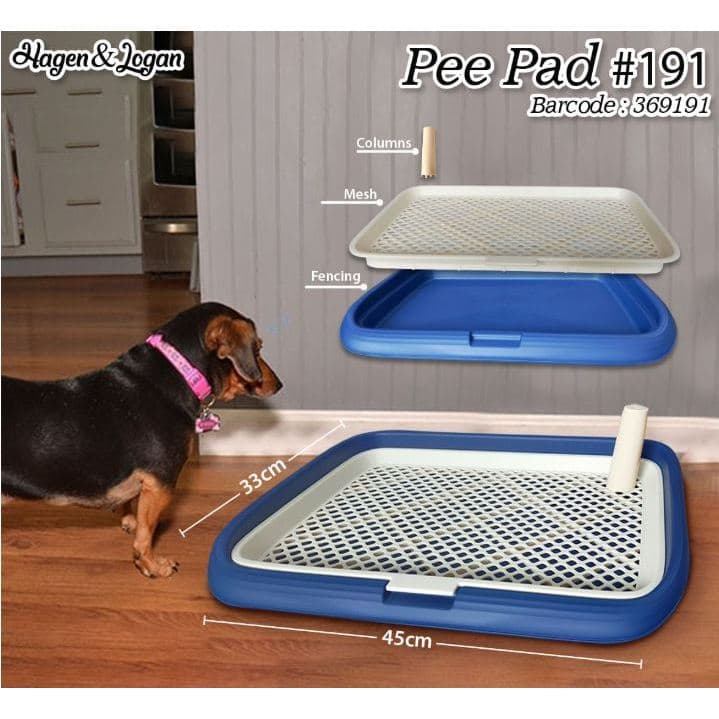 Pee Pad Dog 191 Tray Tempat Pipis Anjing 45 x 33cm Training Toilet — gambar 1