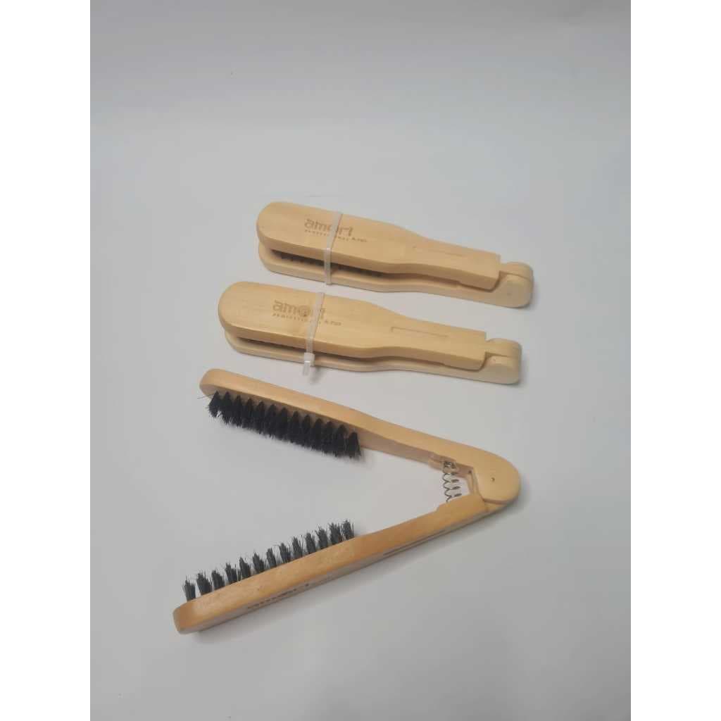Amori Professional Sisir Catok Kayu Sylish Rambut/Babylist Pelurus — gambar 1
