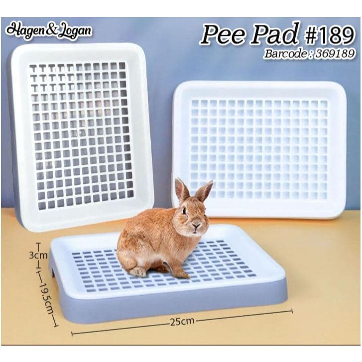 Pee Pad Kecil 189 Tray Small/Mini Tempat Pipis Kelinci Marmut — gambar 1