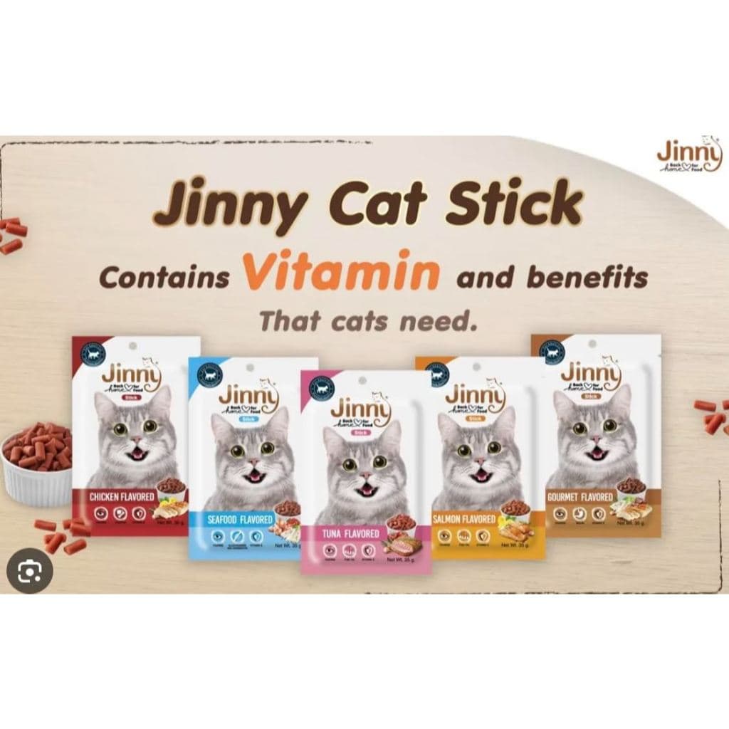 JerHigh Jinny Cat Stick 35g Snack by — gambar 1