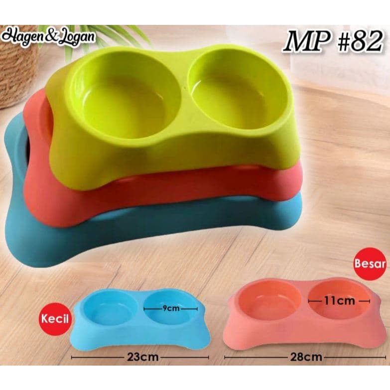 Bowl Double MP 82 Kecil/Besar — gambar 1