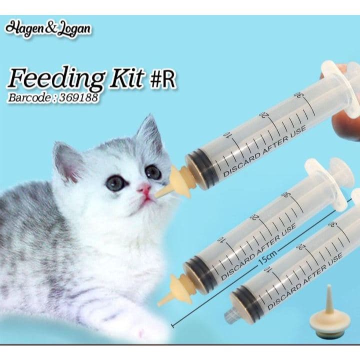Feeding Kit R - Alat Bantu Makan minum Hewan Kucing Anjing Kelinci — gambar 1