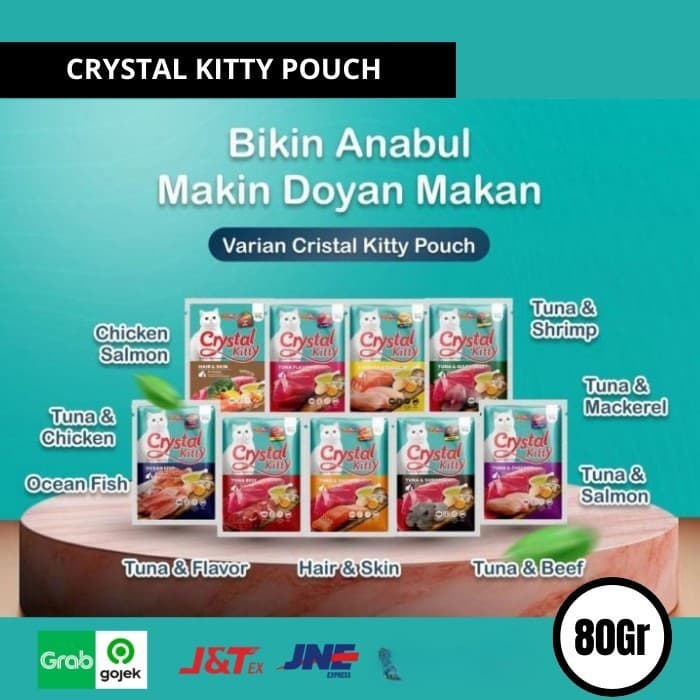 Crystal Kitty Pouch All Life Stages — gambar 1