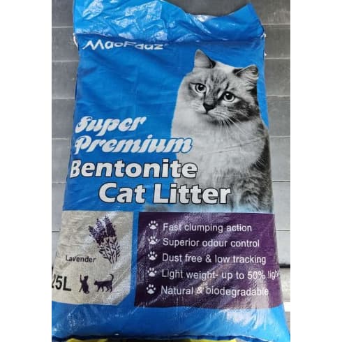Pasir Gumpal Kucing 25lt/20kg Premium Cat Litter Bentonite/Import — gambar 1