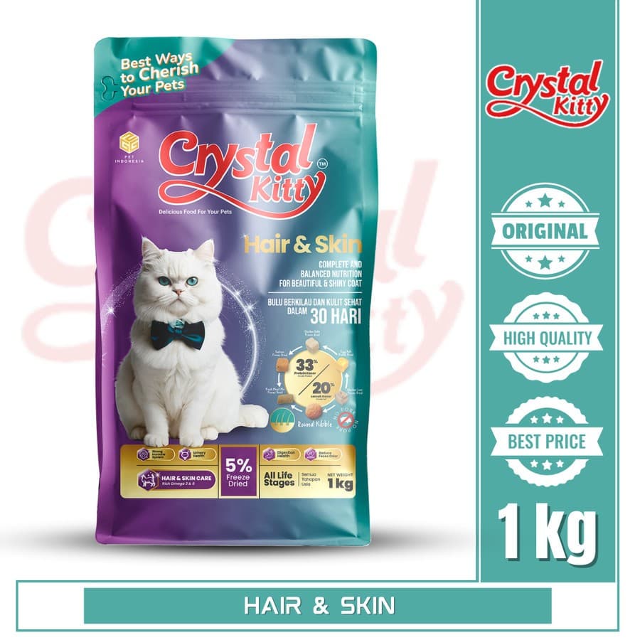 Crystal Kitty Hair & Skin All Life Stages — gambar 1