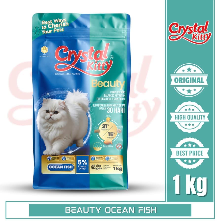 Crystal Kitty Beauty All Life Stages — gambar 1