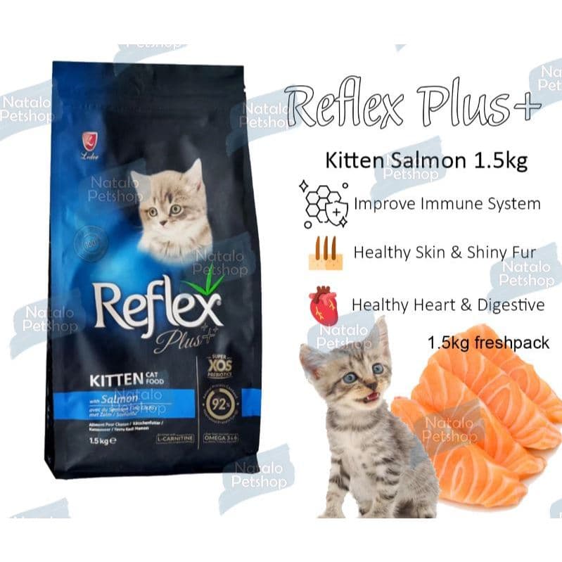 Reflex Plus Kitten Food with Salmon — gambar 1