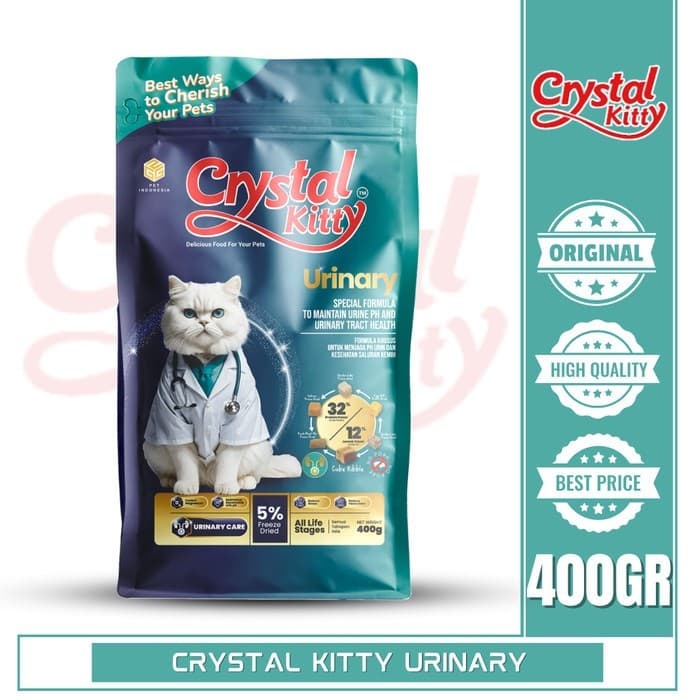 Crystal Kitty Urinary All Life Stages — gambar 1