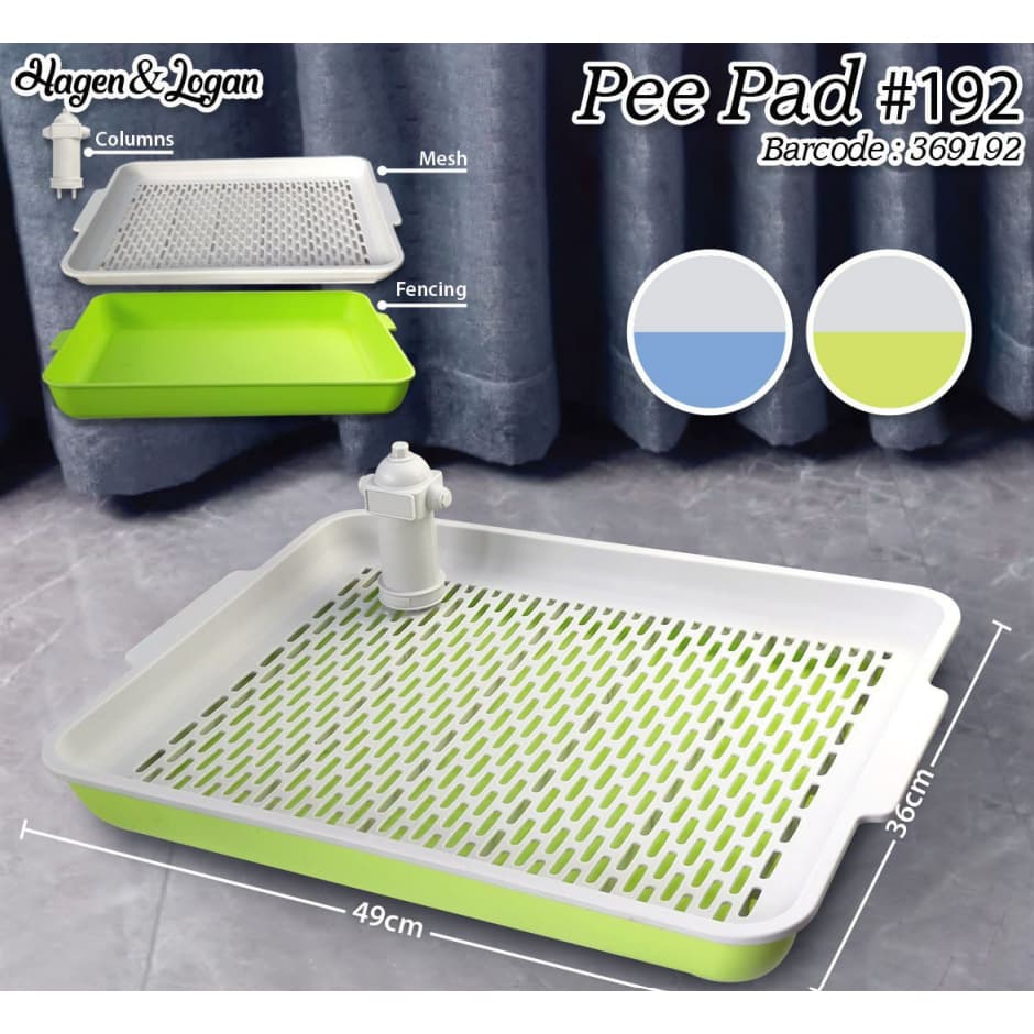 Pee Pad Dog 192 Tray Medium/Sedang Tempat Pipis Anjing 49 x 36cm — gambar 1