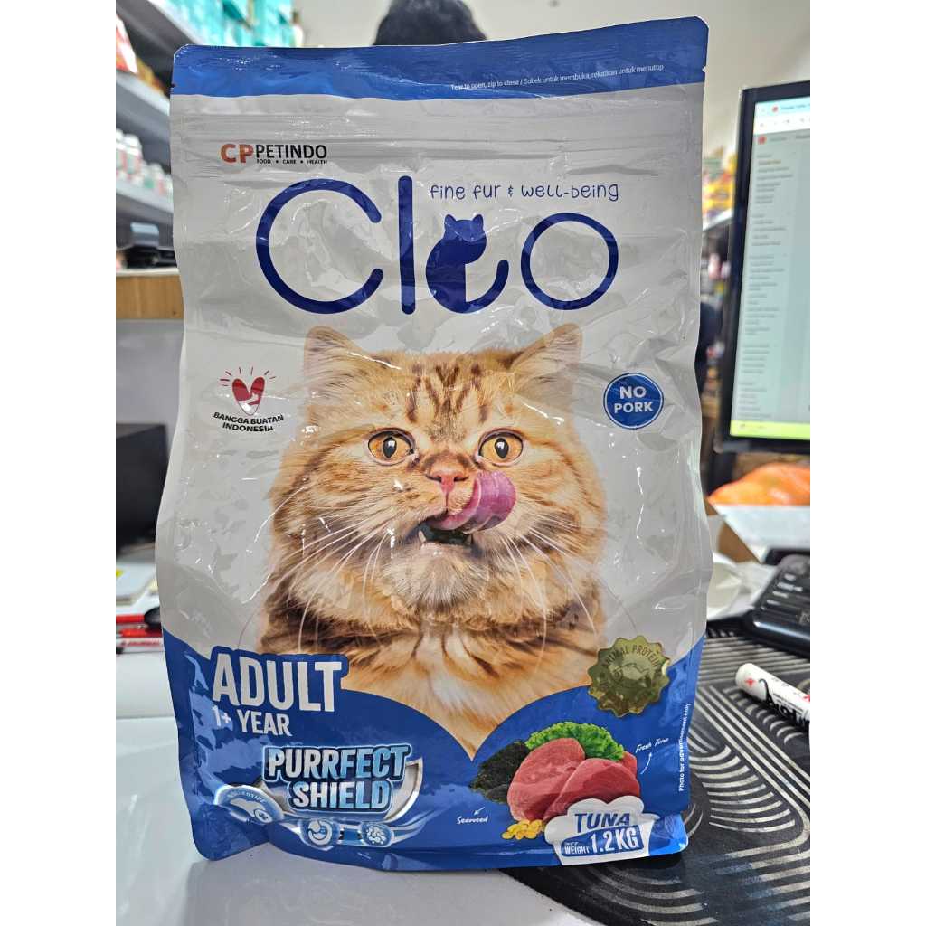 Cleo Adult Tuna Cat Food 1.2kg — gambar 1
