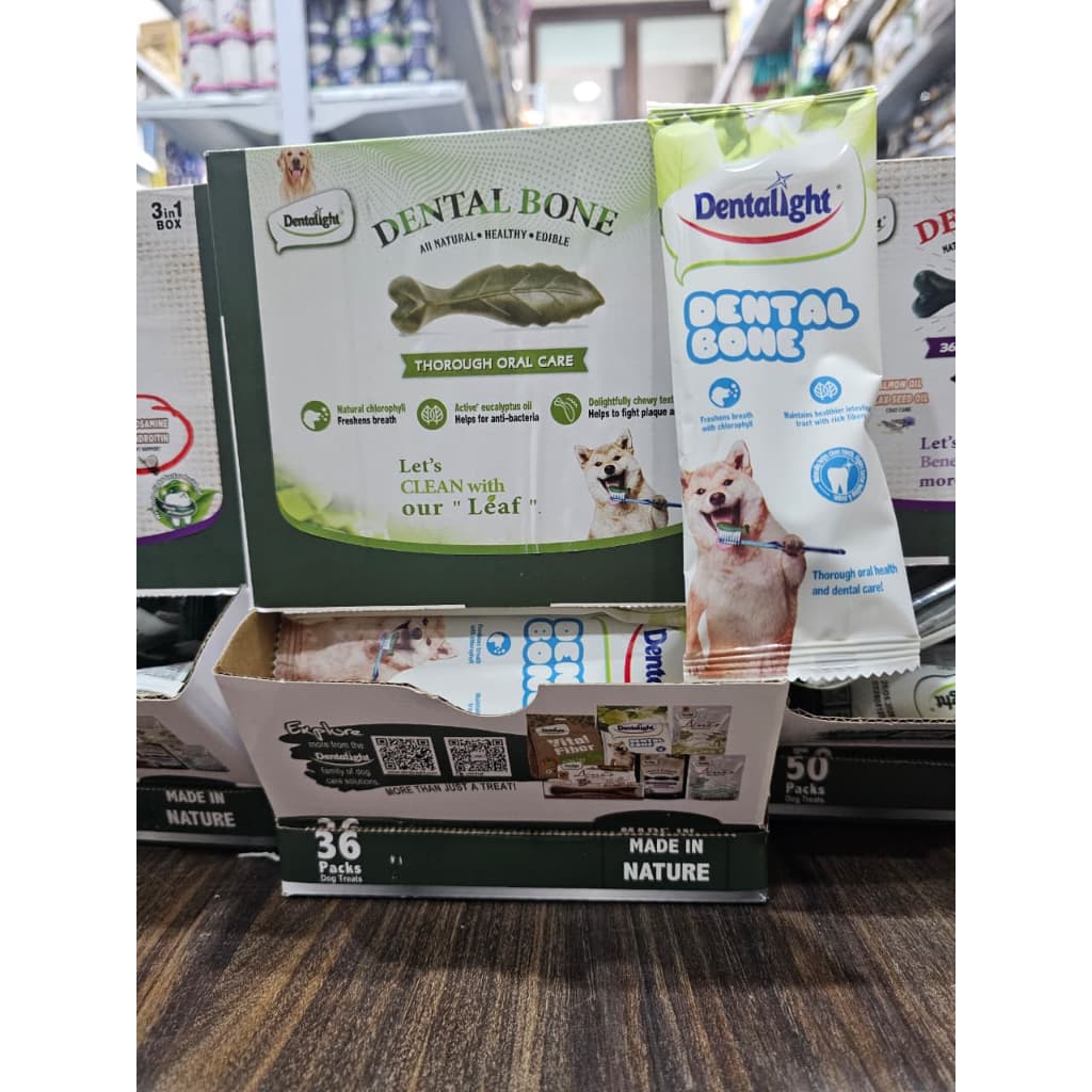 Dentalight Dental Chew Bone Small 15g 2.5" — gambar 1