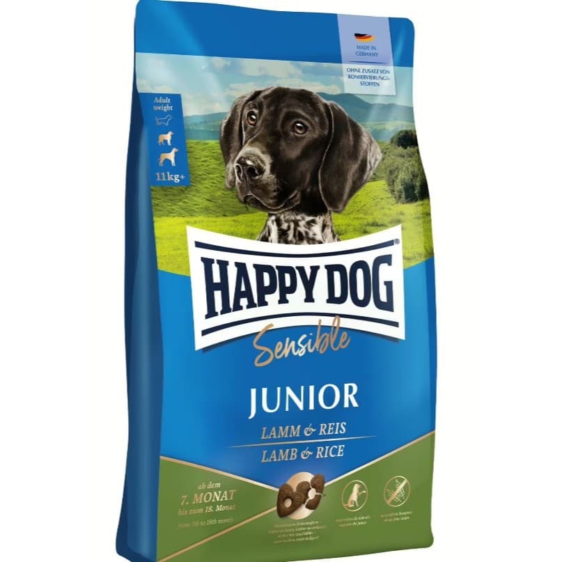 Happy Dog Sensible Young Junior Lamb 1kg — gambar 1