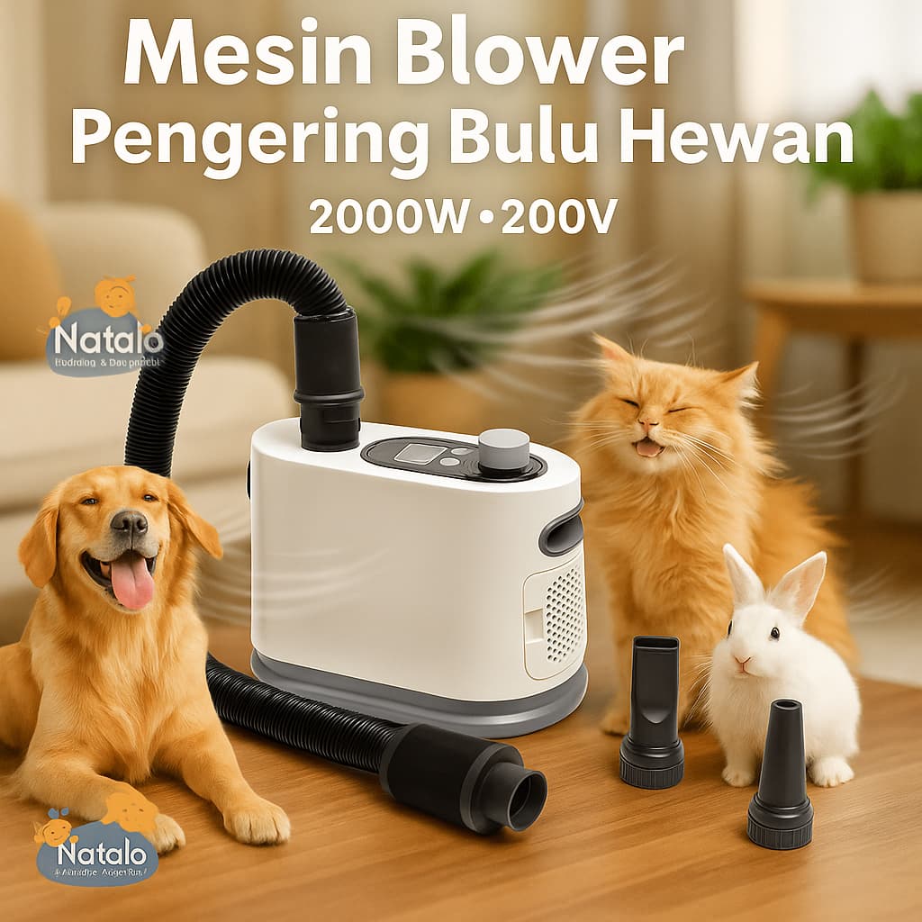 Pakeway Blower Hewan Peliharaan Speed Pet Dryer for Cat Dog Rabbit — gambar 1