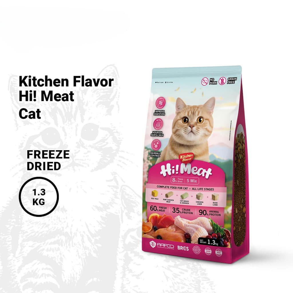 Kitchen Flavor Hi Meat All Life Stages 1.3kg — gambar 1