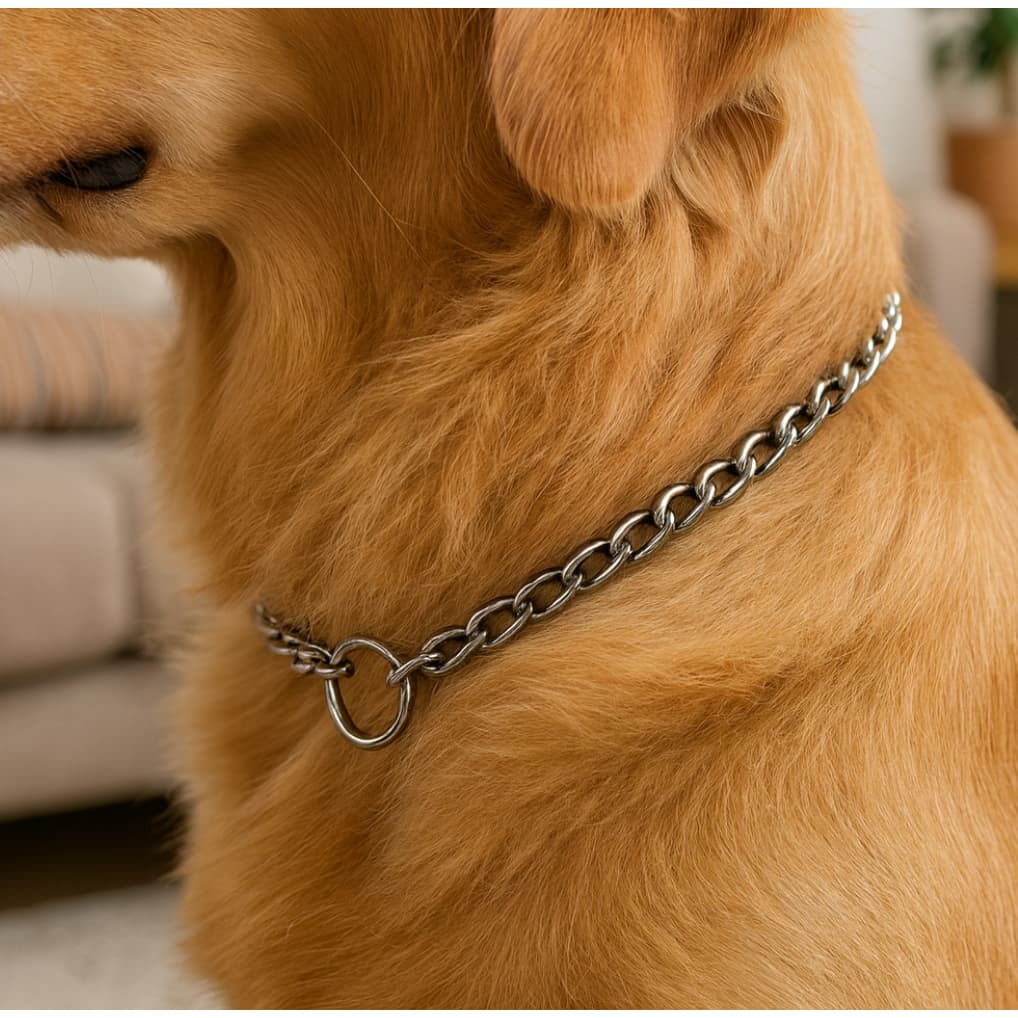 M-Pets Training Collar Chain — gambar 1