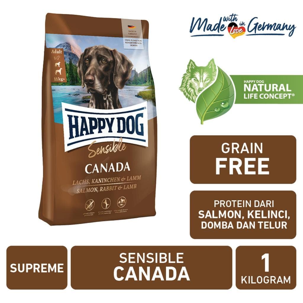 Happy Dog Supreme Sensible Canada 1kg Grain Free — gambar 1