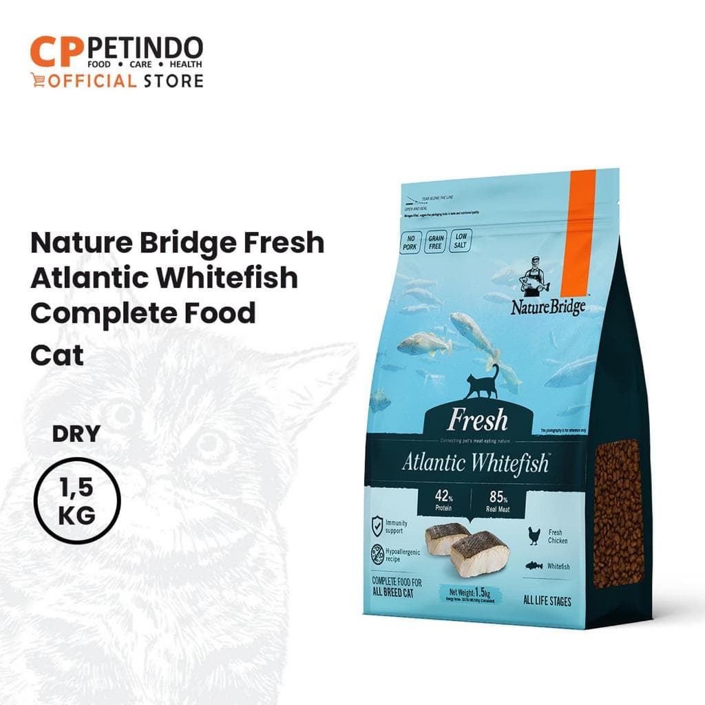 Nature Bridge Fresh Atlantic Whitefish 1.5kg All Life Stages — gambar 1
