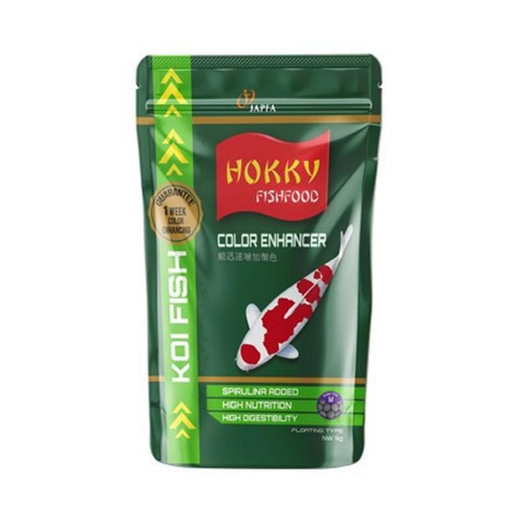 Hokky Fish Food Spirulina Color Enhancer 1kg — gambar 1