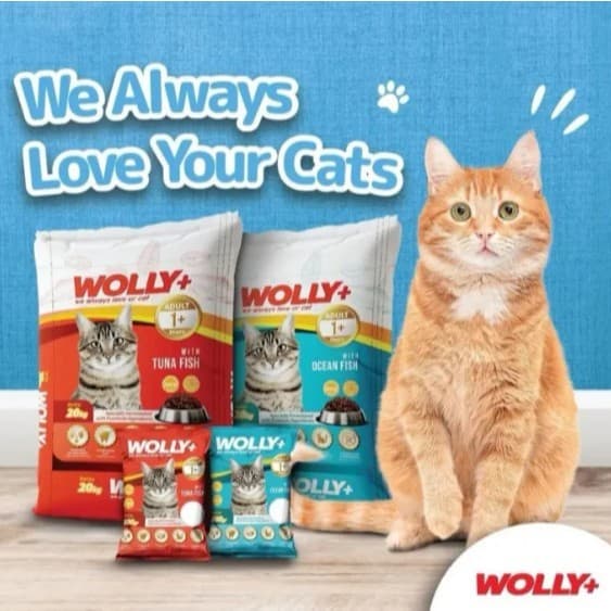 Wolly Adult Cat Food 800g — gambar 1