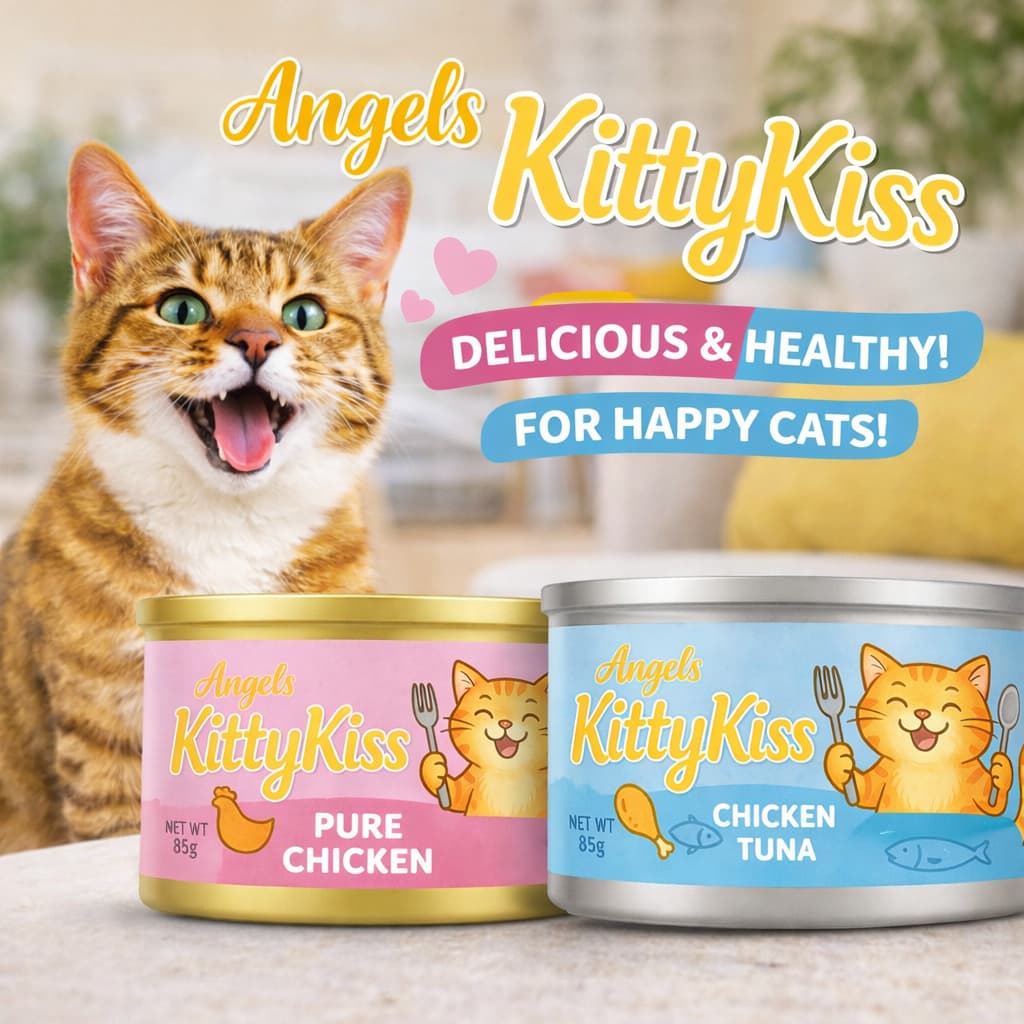 Angels KittyKiss Cat Wet Food All Life Stages 85g — gambar 1
