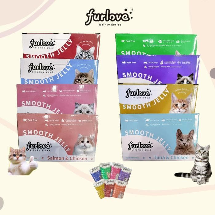 Furlove Pouch Wet Cat Food All Life Stages 1box isi 12pcs — gambar 1